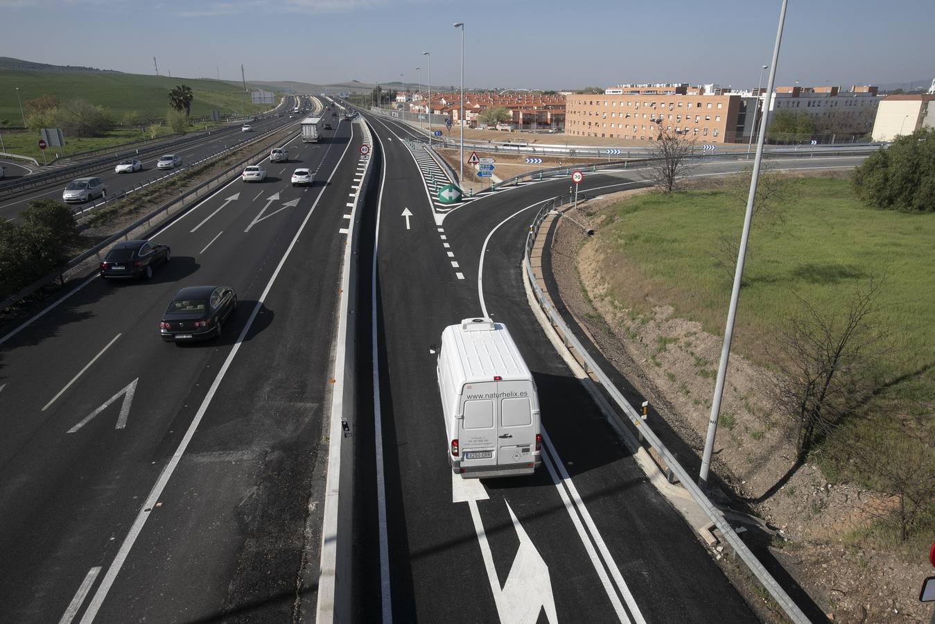 La apertura del nuevo ramal de la A-4 a su paso por Córdoba, en imágenes