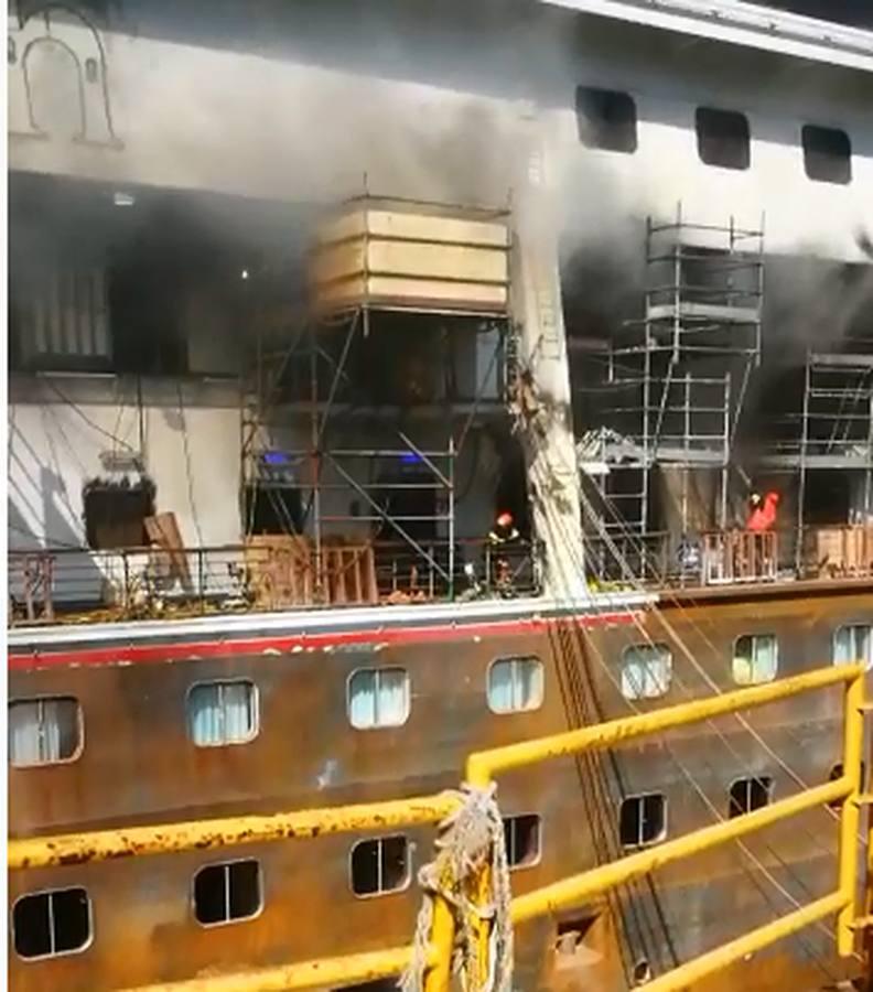 Fotos: Los daños del crucero &#039;Triumph&#039;, en imágenes