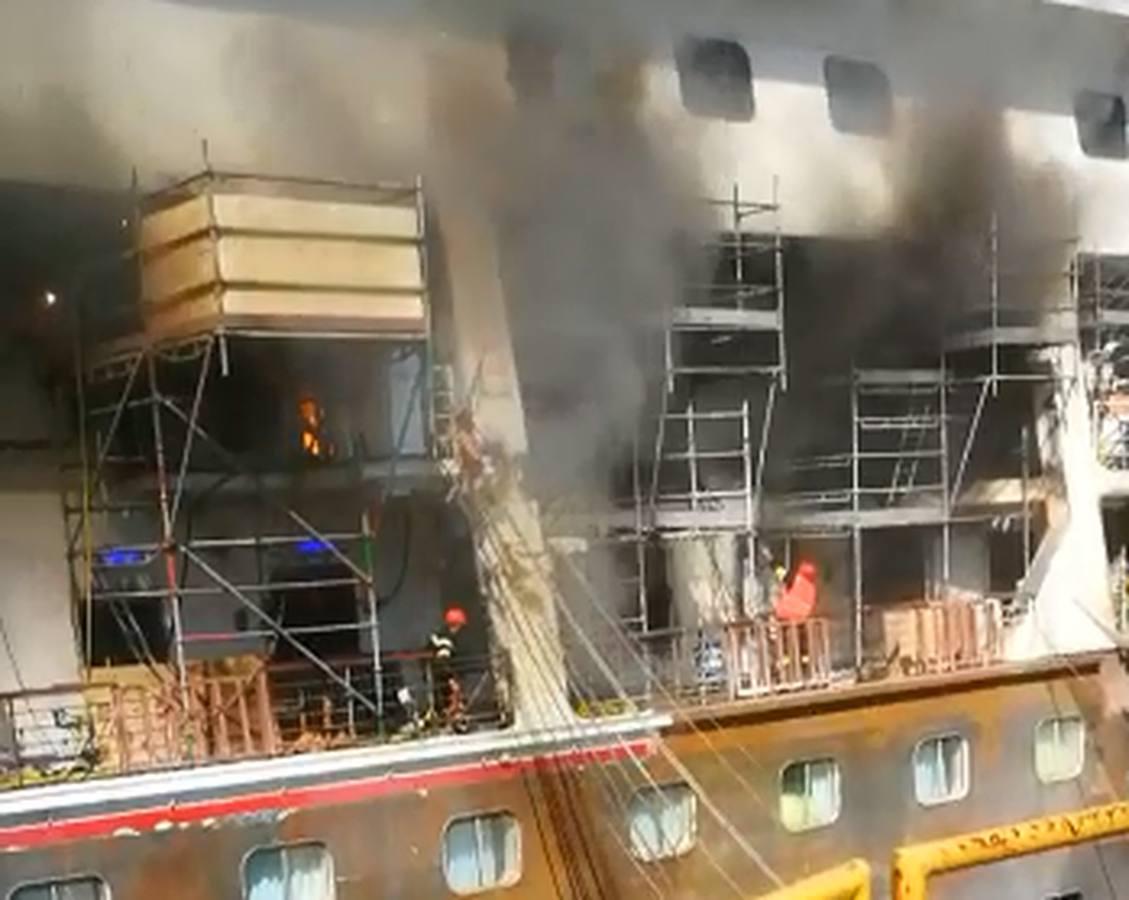 Fotos: Los daños del crucero &#039;Triumph&#039;, en imágenes