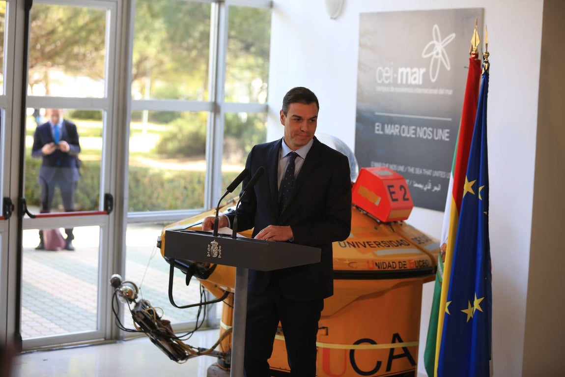 Las fotos de la visita de Pedro Sánchez a Cádiz