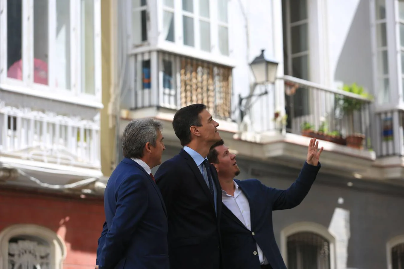 Las fotos de la visita de Pedro Sánchez a Cádiz