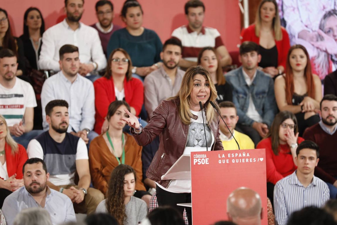 El mitin de Pedro Sánchez en Córdoba, en imágenes