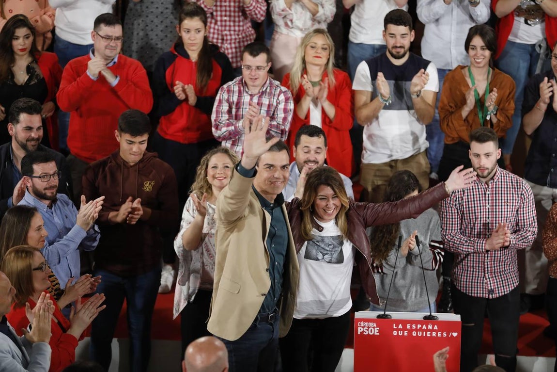 El mitin de Pedro Sánchez en Córdoba, en imágenes