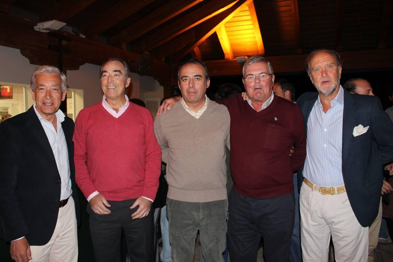 Salvador Pacheco, Federico Aguilar, Carlos González Alemán, Alfonso González y Gonzalo Florez