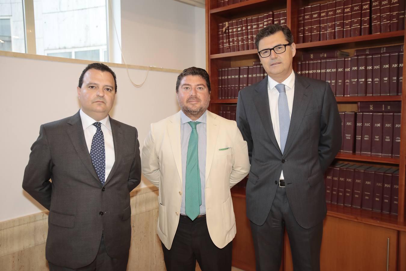 Francisco Fernández, José Juan Bocarando y Luis Fernández