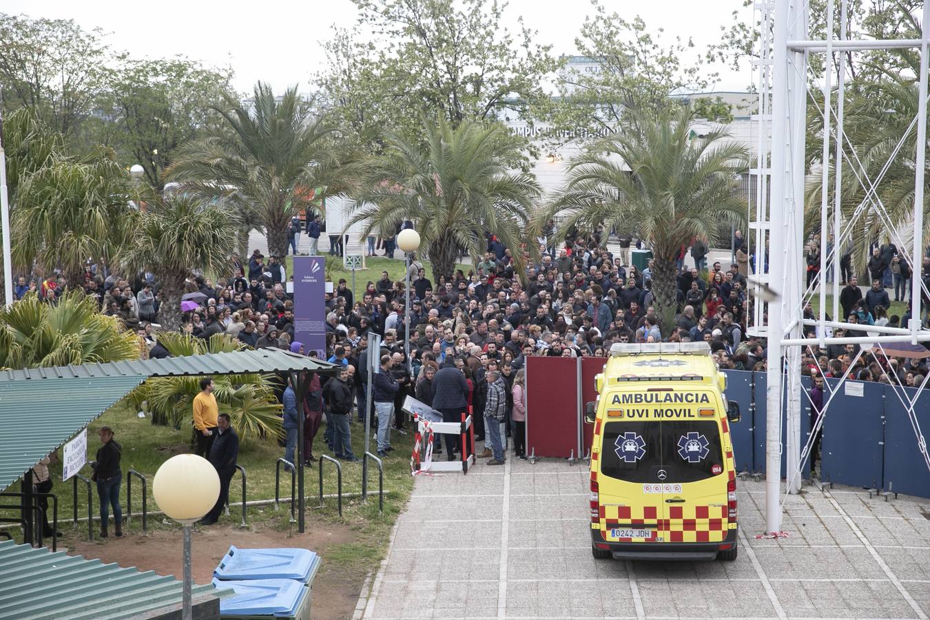 Las oposiciones a Sadeco en el Campus de Rabanales, en imágenes