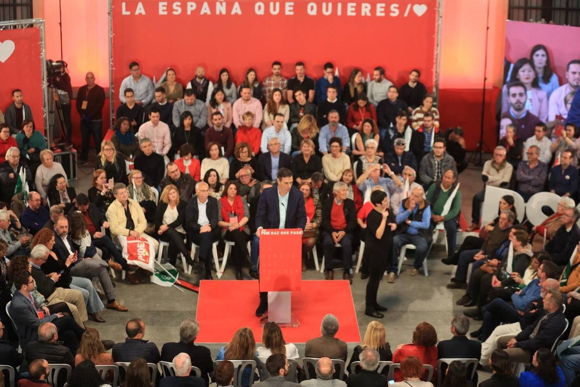 Las imágenes de Pedro Sánchez en Jerez