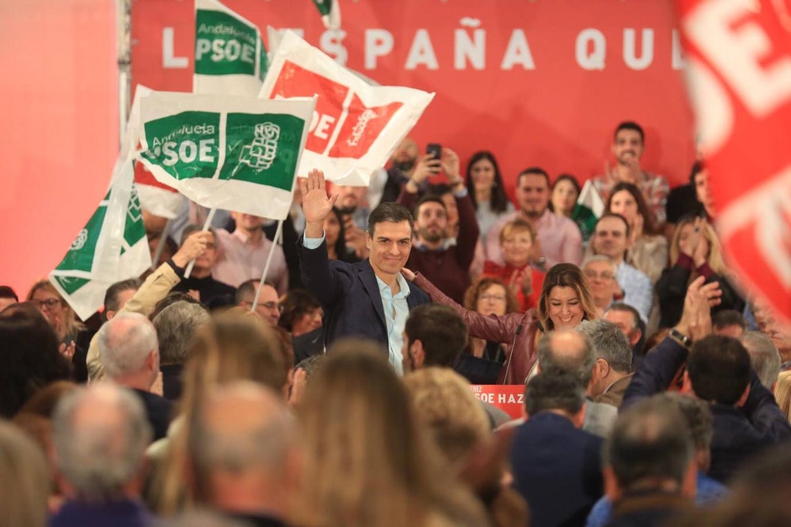 Las imágenes de Pedro Sánchez en Jerez