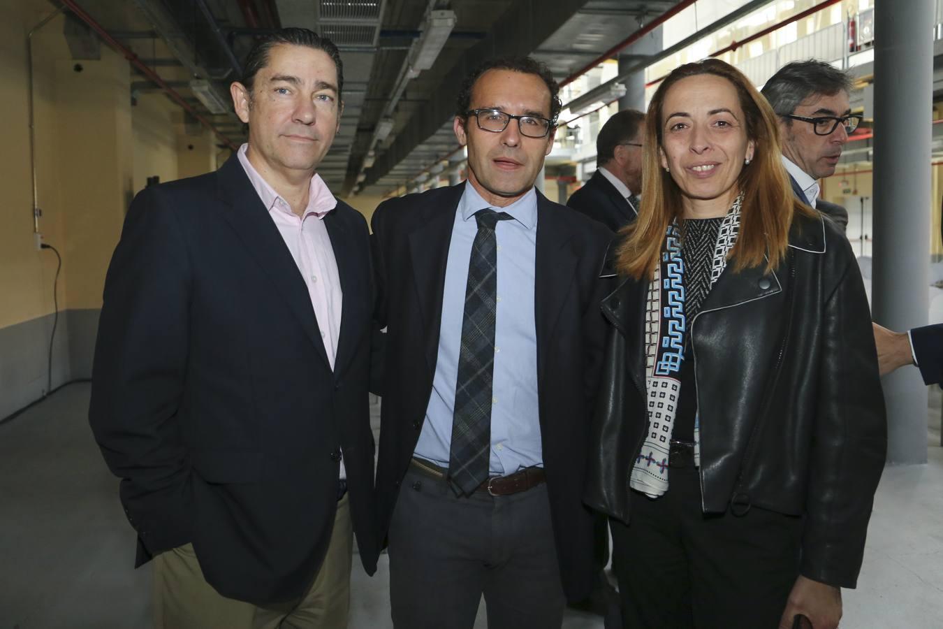 Antonio Barrero, José Ignacio Morales Conde y Diana Melero