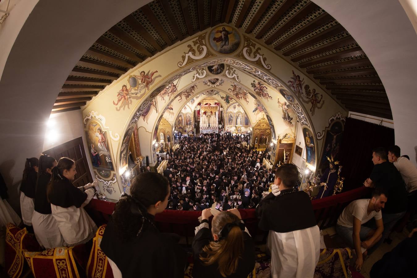 Estación de penitencia del Tiro de Línea el Lunes Santo