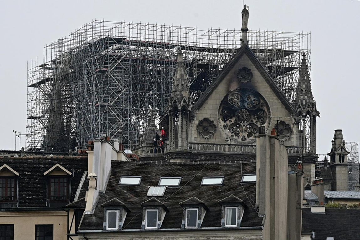 En imágenes: Así ha quedado la catedral de Notre Dame tras el incendio