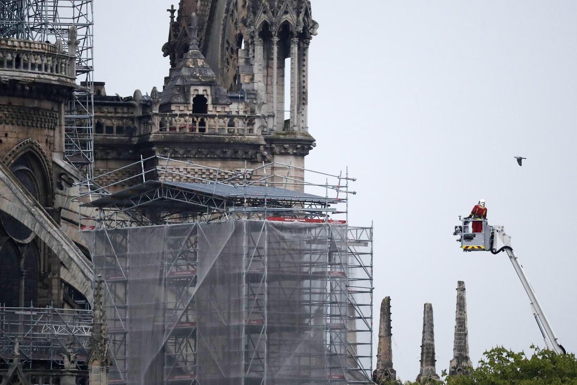 En imágenes: Así ha quedado la catedral de Notre Dame tras el incendio