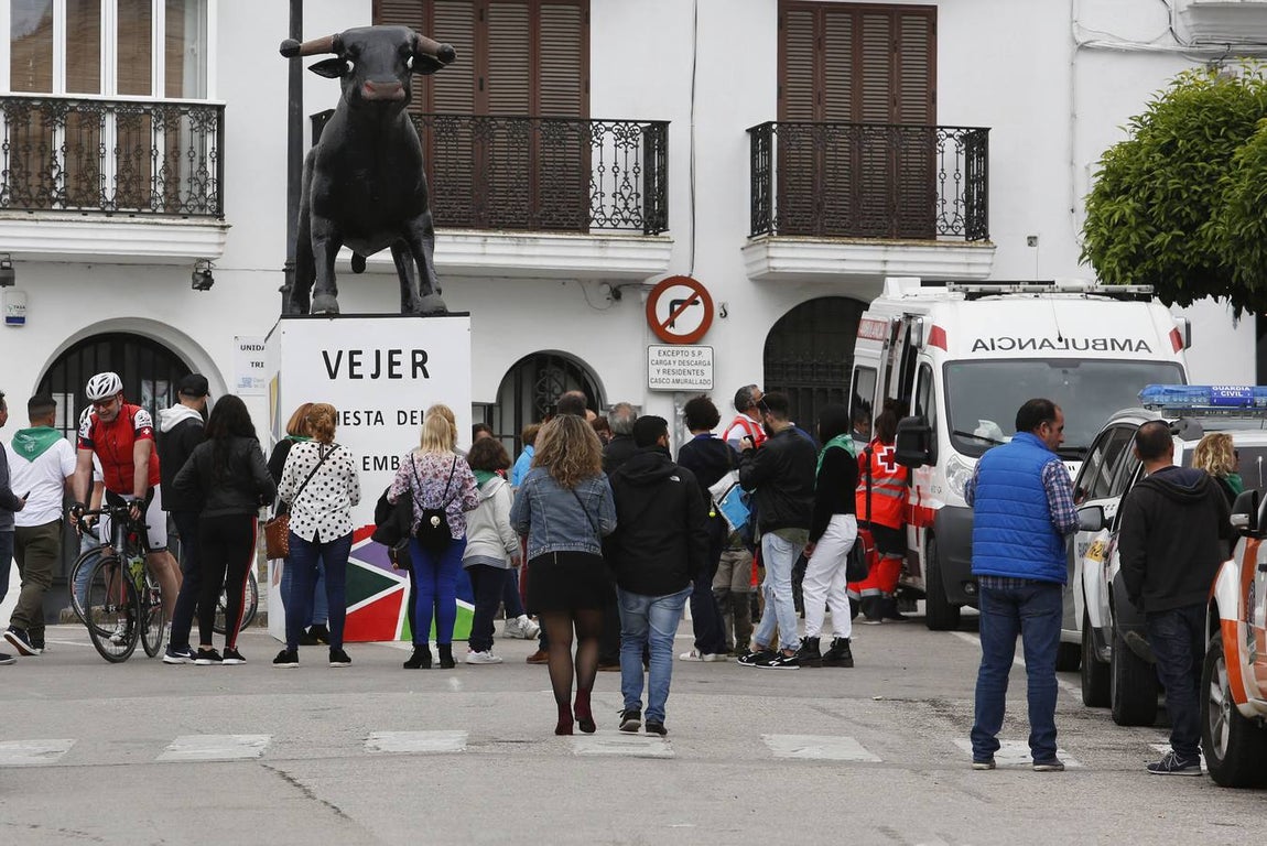 FOTOS: Toro &#039;embolao&#039; de Vejer 2019. Domingo de Resurrección