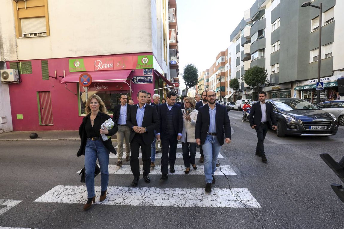 El presidente Moreno Bonilla visita El Puerto