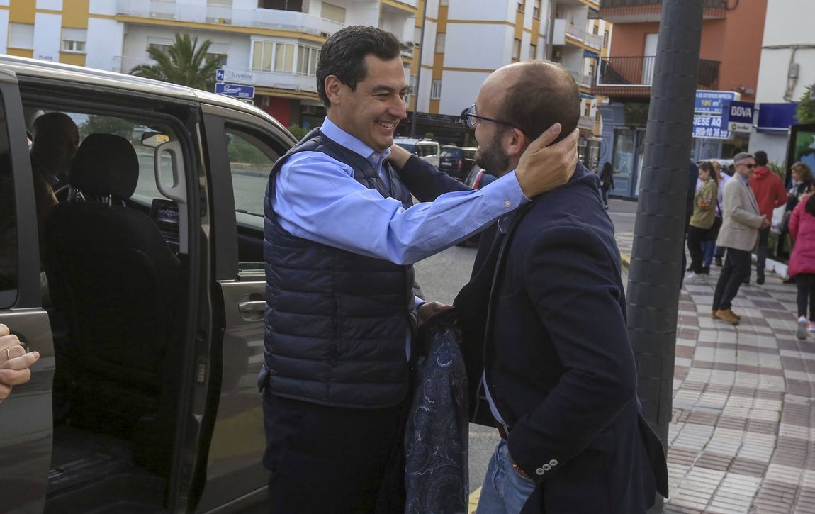 El presidente Moreno Bonilla visita El Puerto