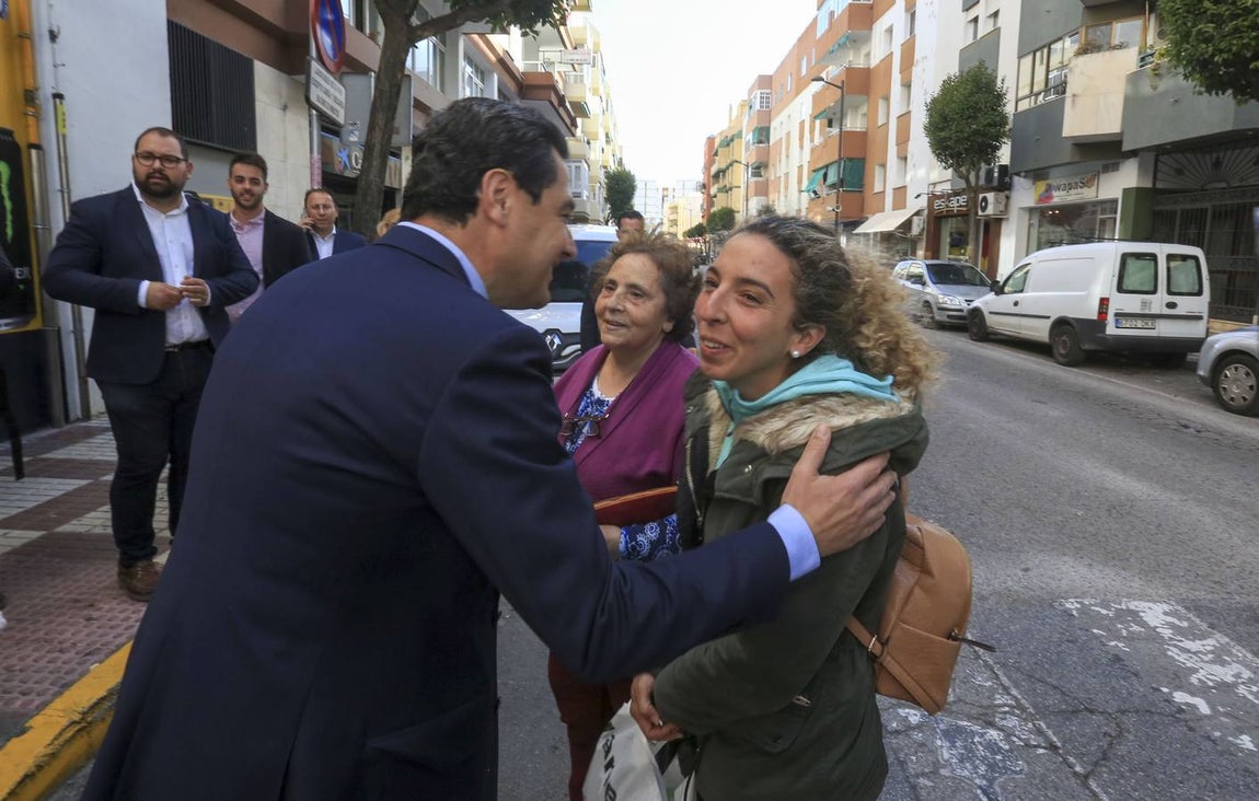 El presidente Moreno Bonilla visita El Puerto