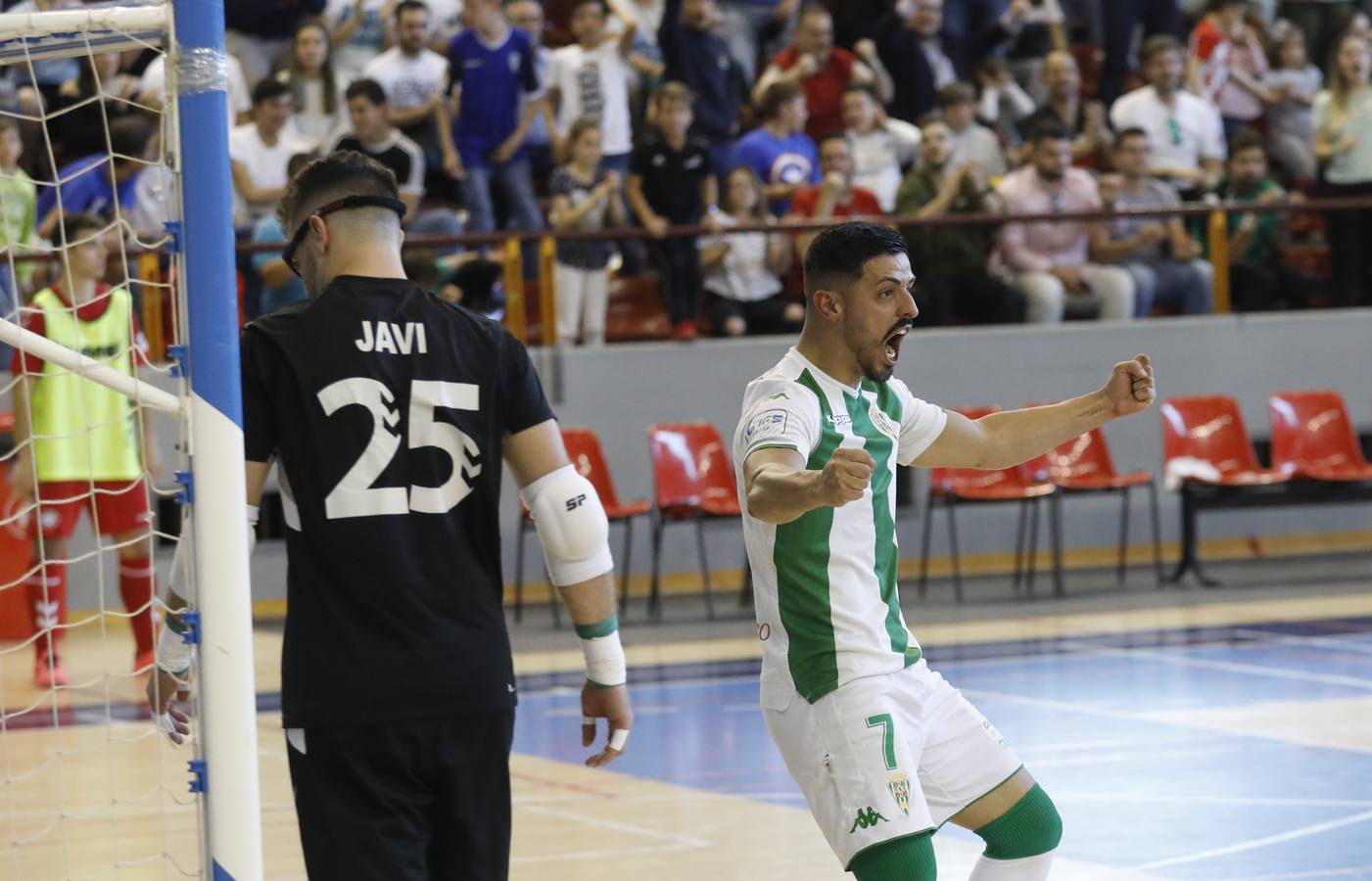 La alegría del Córdoba Futsal por el play-off, en imágenes