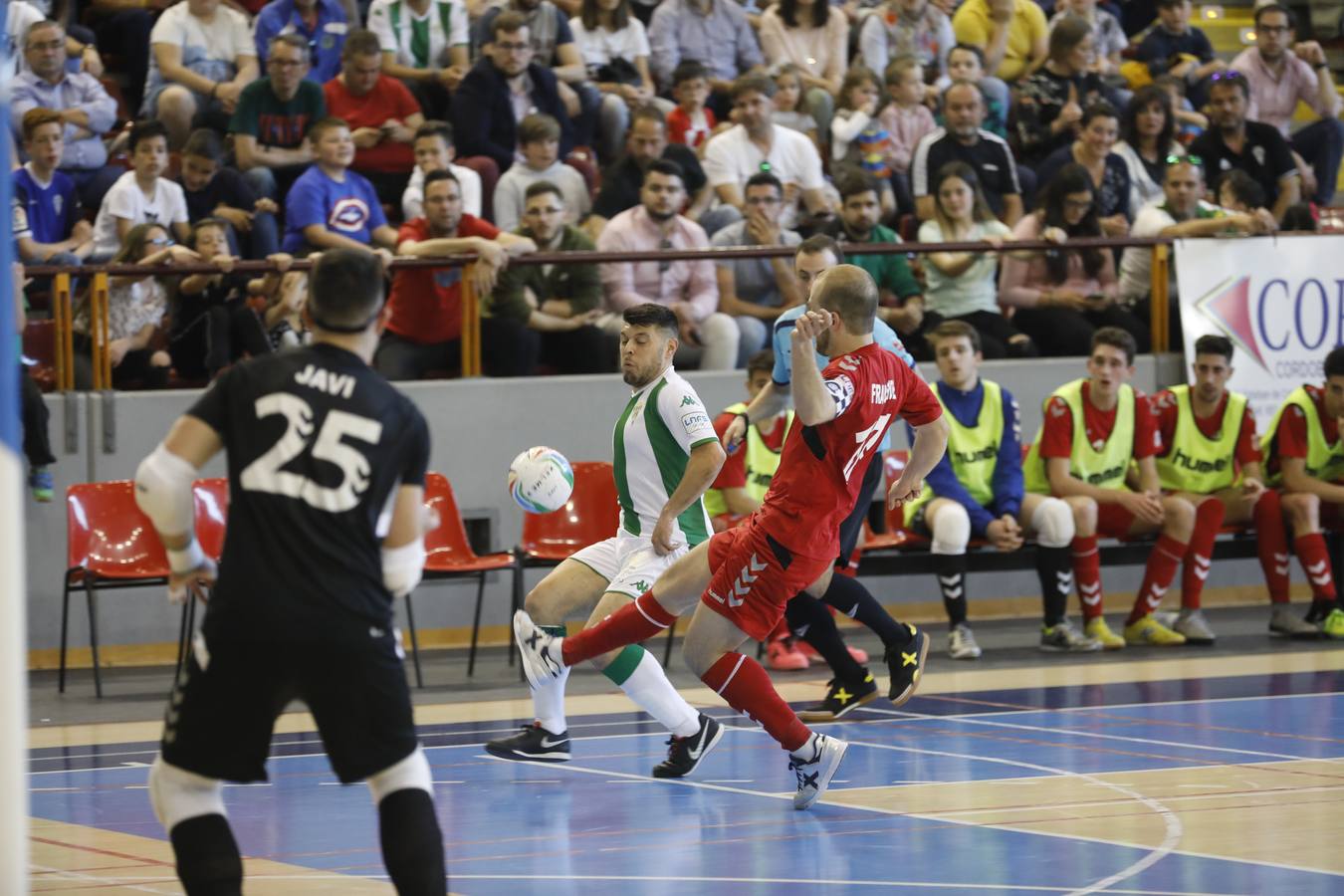 La alegría del Córdoba Futsal por el play-off, en imágenes