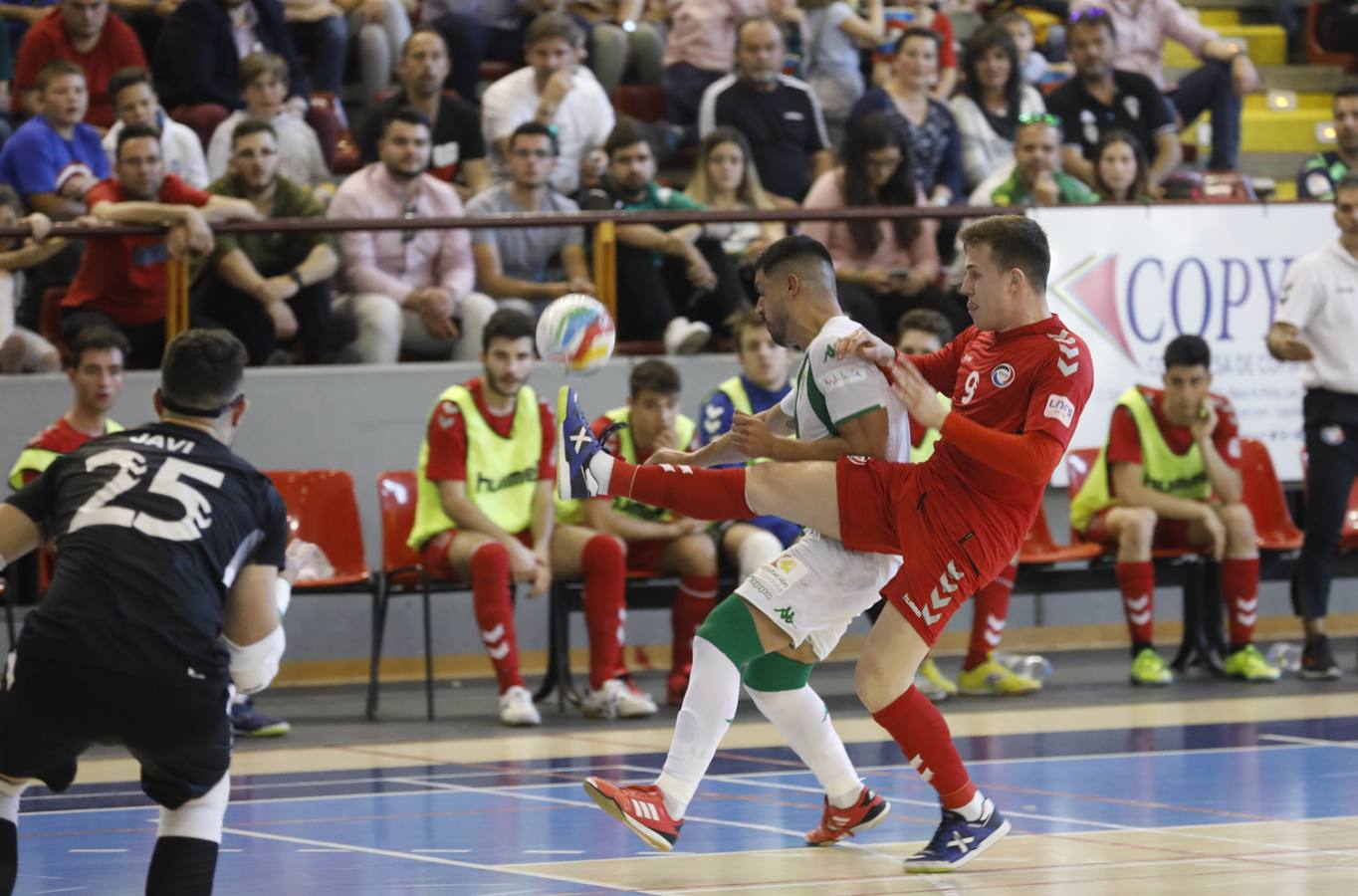 La alegría del Córdoba Futsal por el play-off, en imágenes