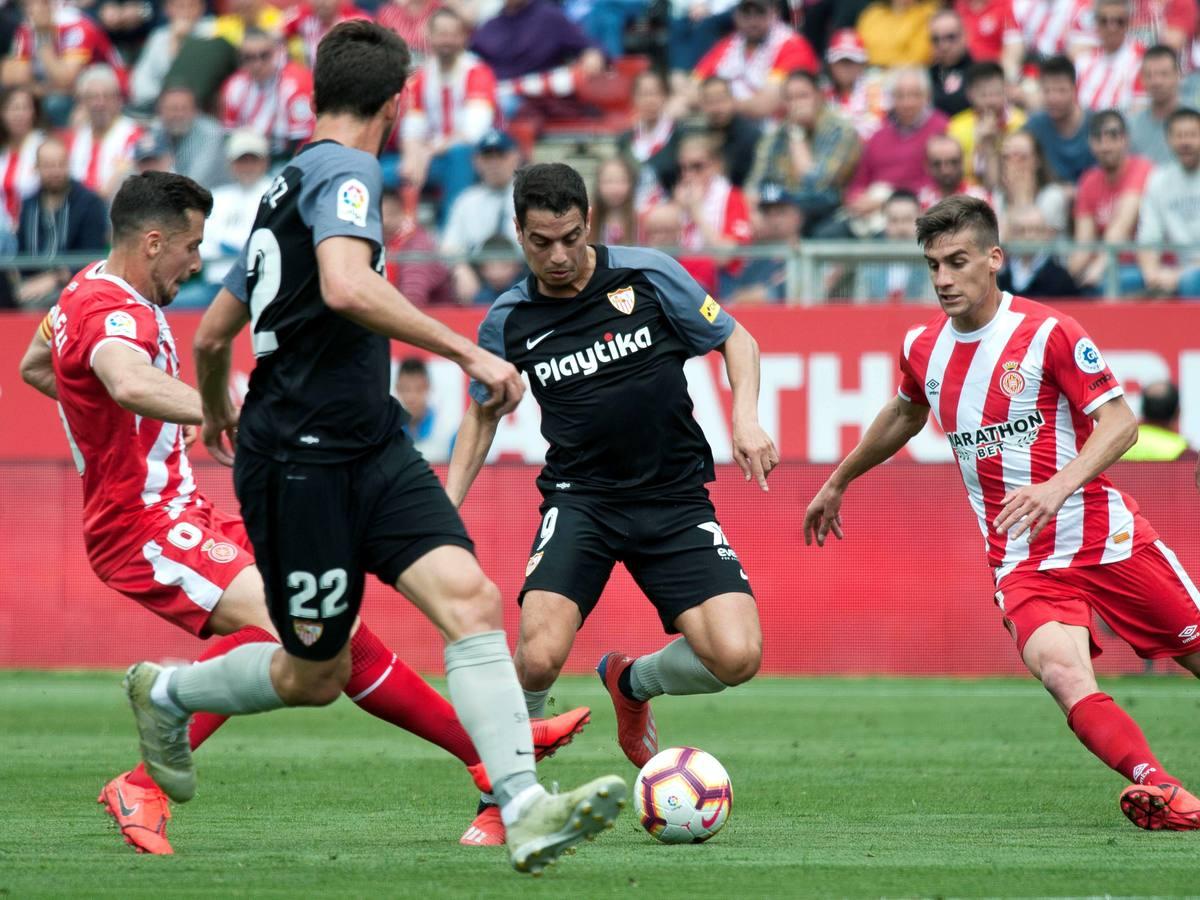 En imágenes, la derrota del Sevilla ante el Girona (1-0)