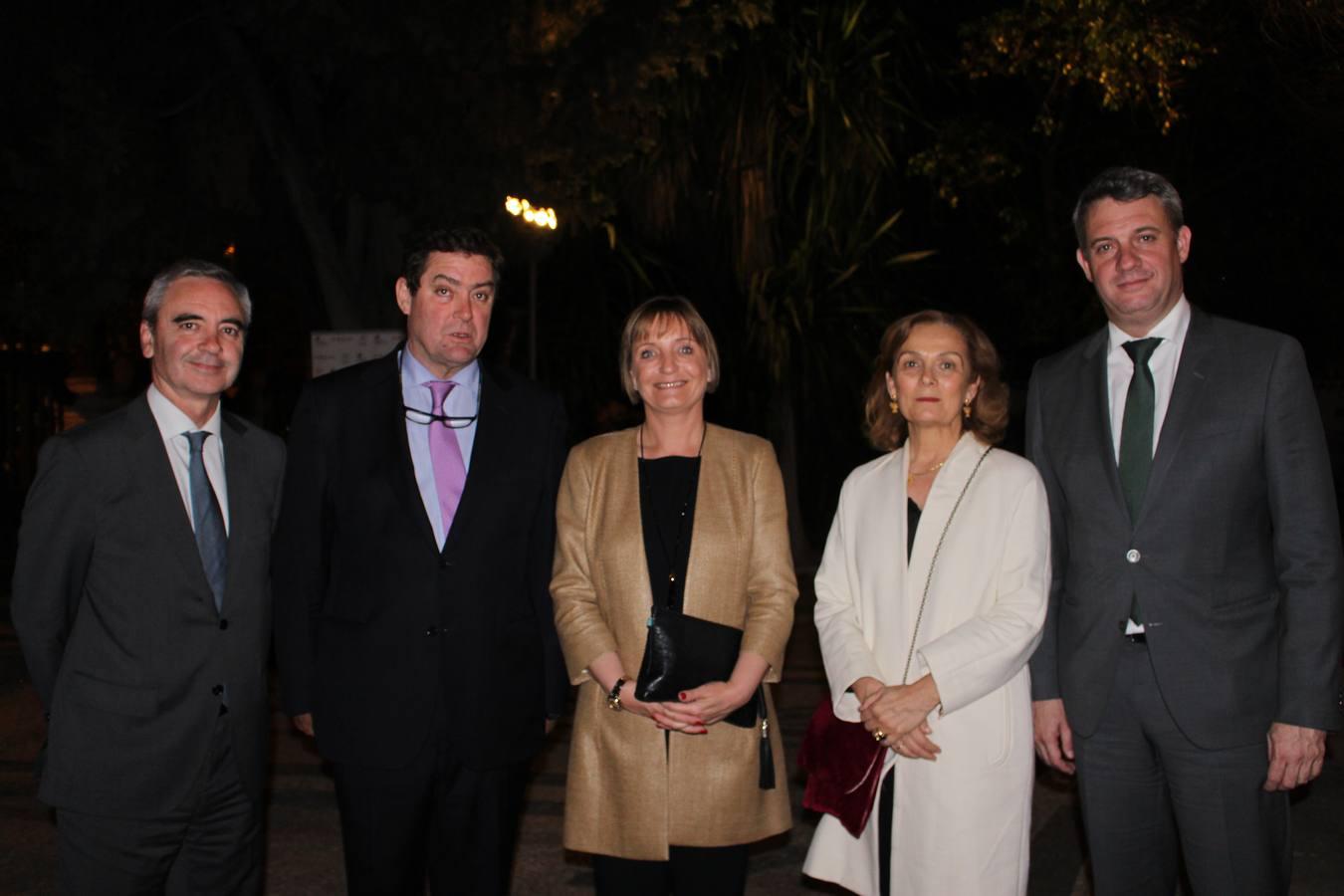 José Ángel Hernández, Ignacio Candau, María Jesús Catalá, Lola de Pablo Blanco e Ignacio Blasco