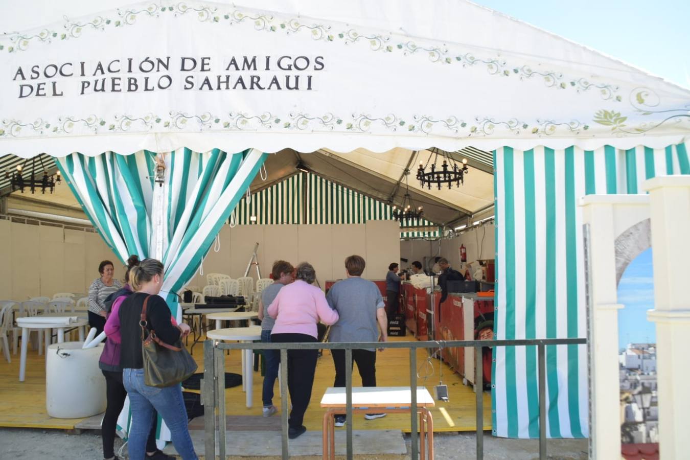 FOTOS: Preparativos para la Feria de Vejer 2019