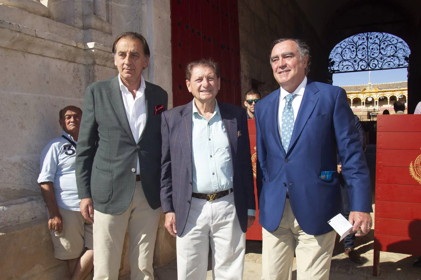 Manuel Ruiz, Ángel Peralta y José Ramón Estévez