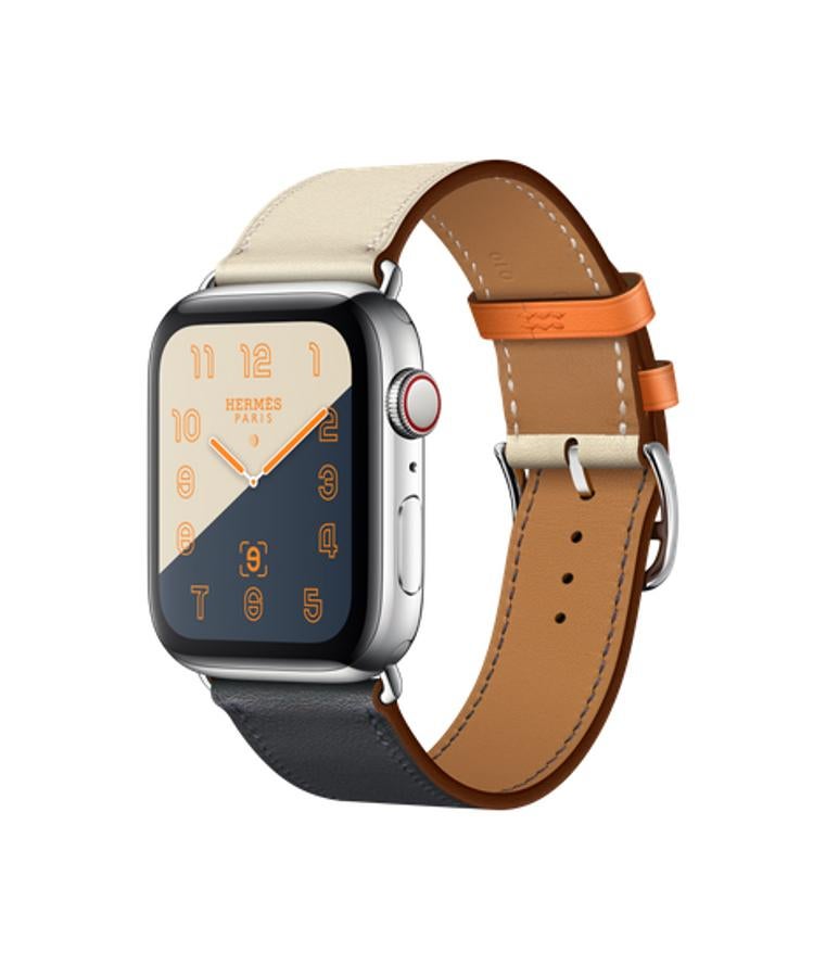 Apple Watch Hermès. Este reloj sirve para controla la salud sin perder detalle de los entrenamientos. Le será de gran ayuda para motivarse y conseguir sus objetivos de fitness. Se trata de una colaboración que sigue marcando tendencia gracias a una espectacular colección de correas de piel y una esfera diseñada por Apple para la ocasión. Es el dispositivo ideal para la vida de hoy, con un plus de originalidad y estilo. Precios desde 1.249 hasta 1.549 euros.