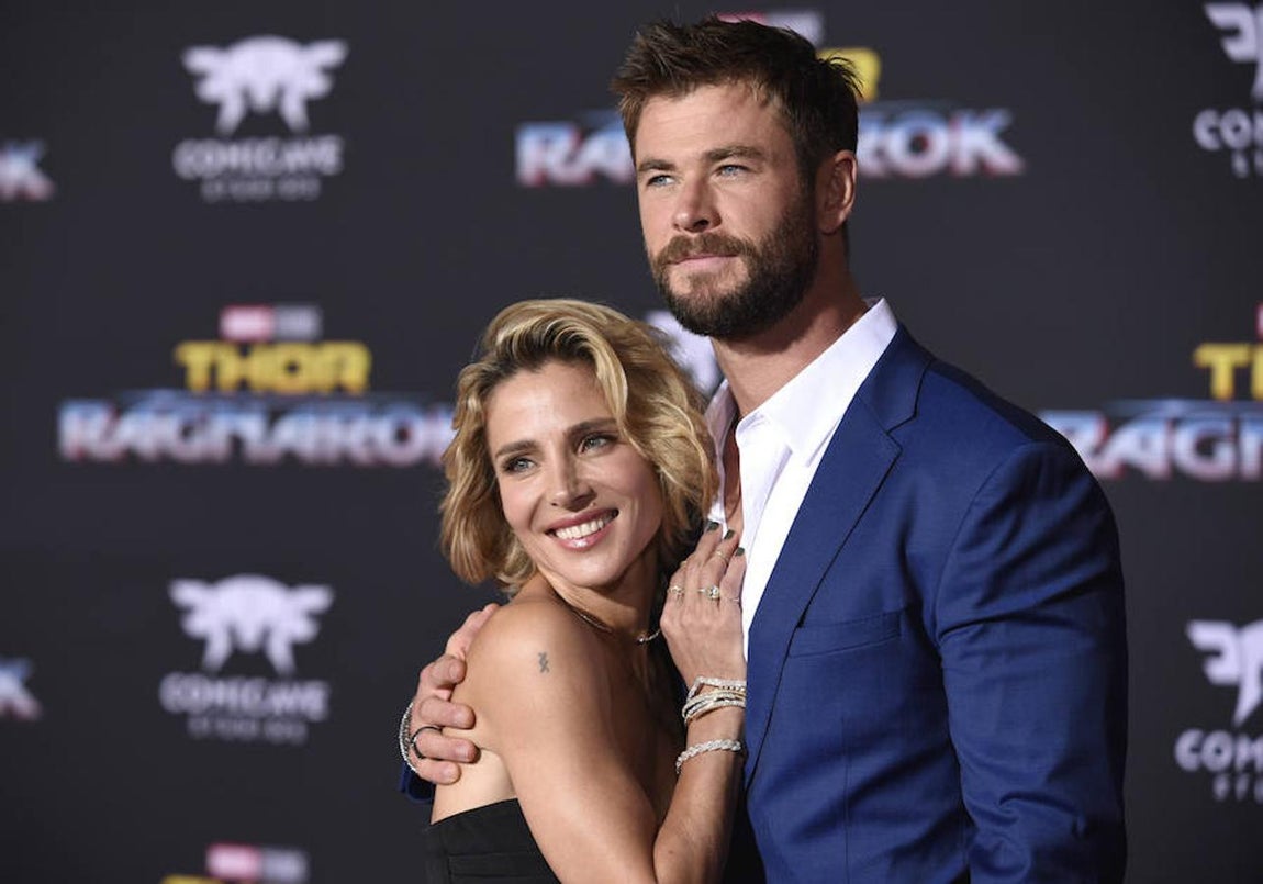 Chris Hemsworth y Elsa Pataky. 