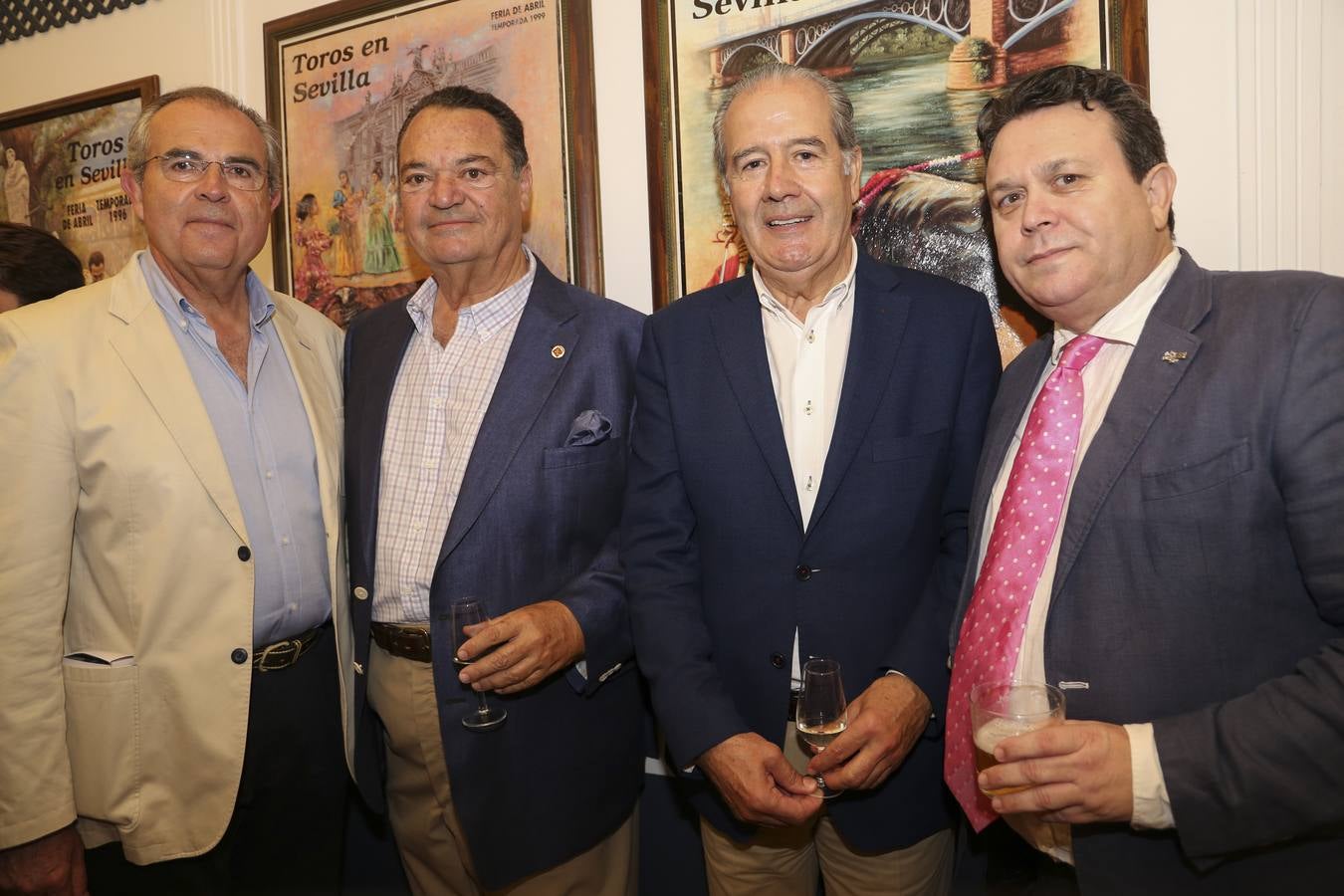 Manuel Contreras, Angel Camacho, Rafael Pérez Rodriguez y Juan Garramiola