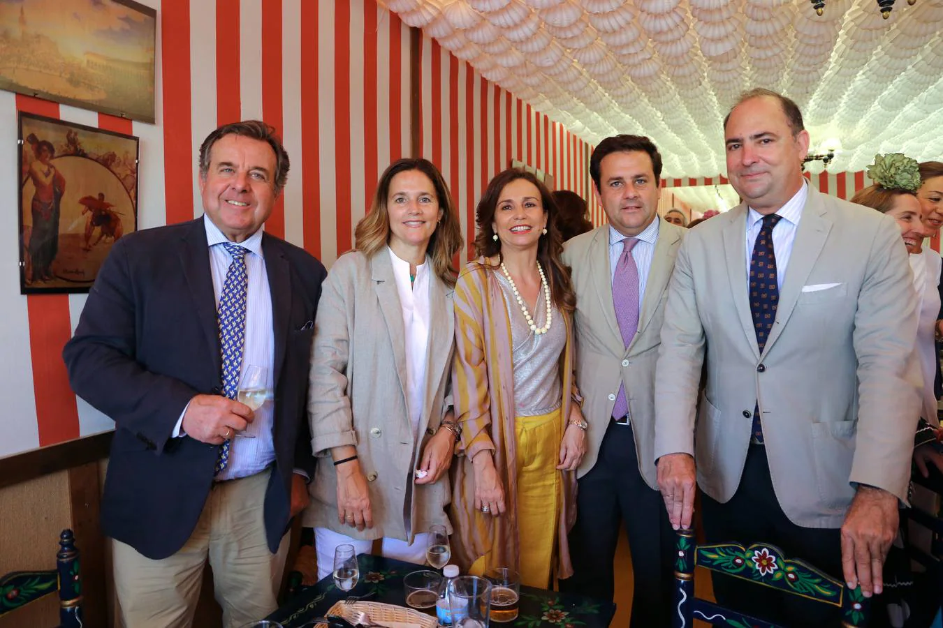 Lorenzo Díez, Adela Escudero, María José Daza, Ignacio Escudero y Félix Ríos