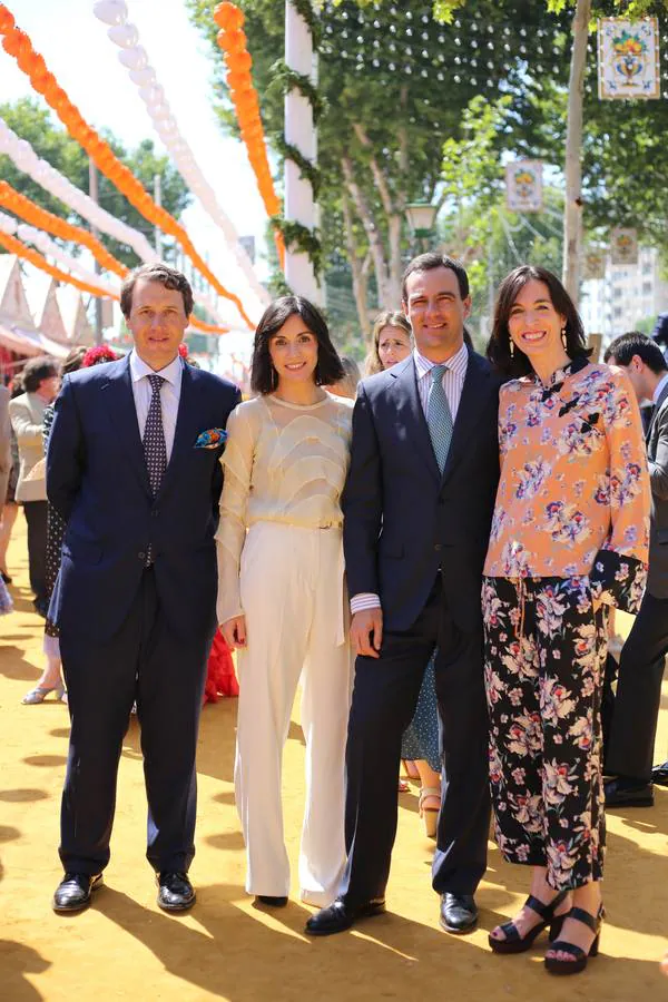 Borja Calvo, María Marín, Luis Soto y Cristina Garcia-Agulló