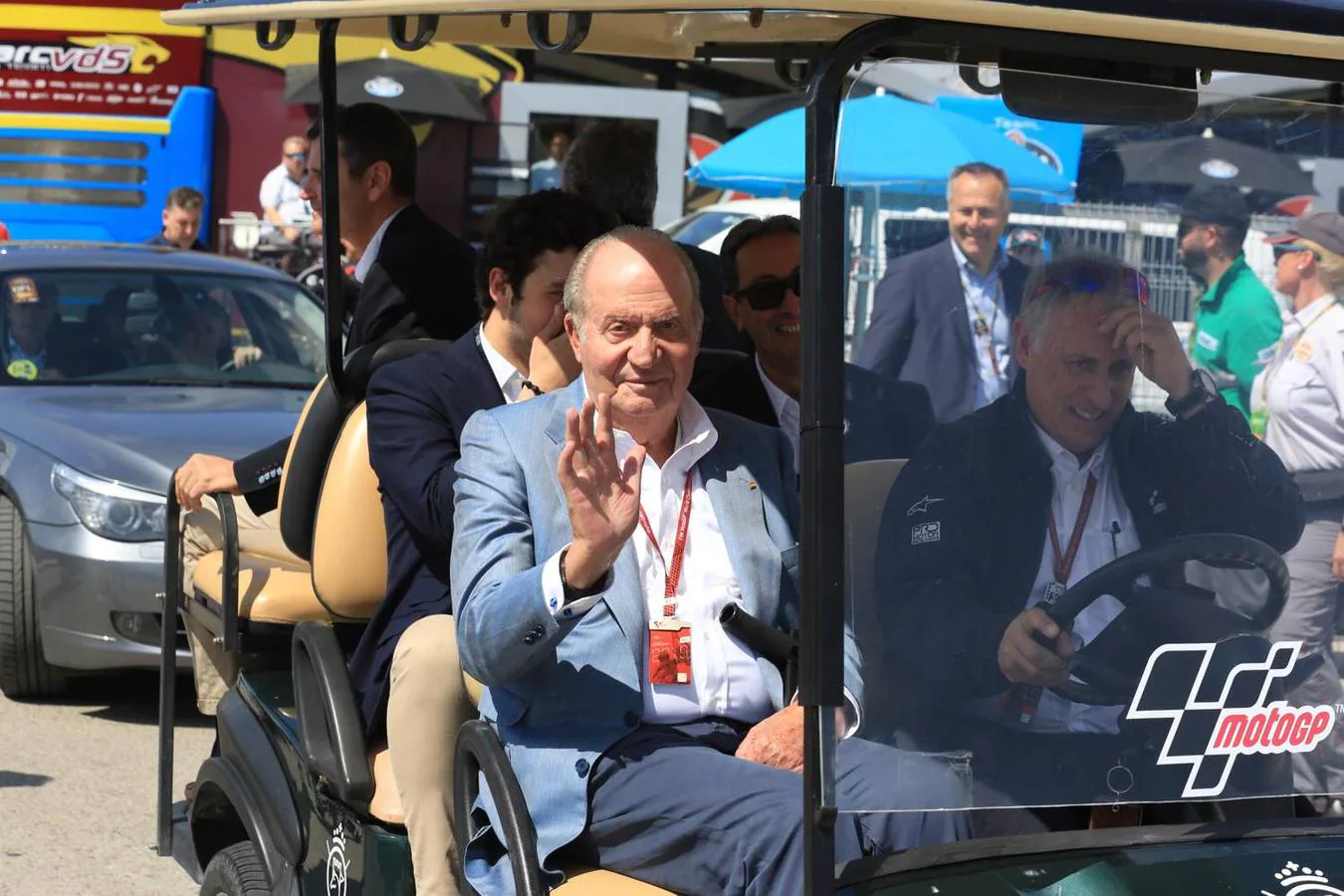 Las imágenes de Don Juan Carlos en el Circuito de Jerez
