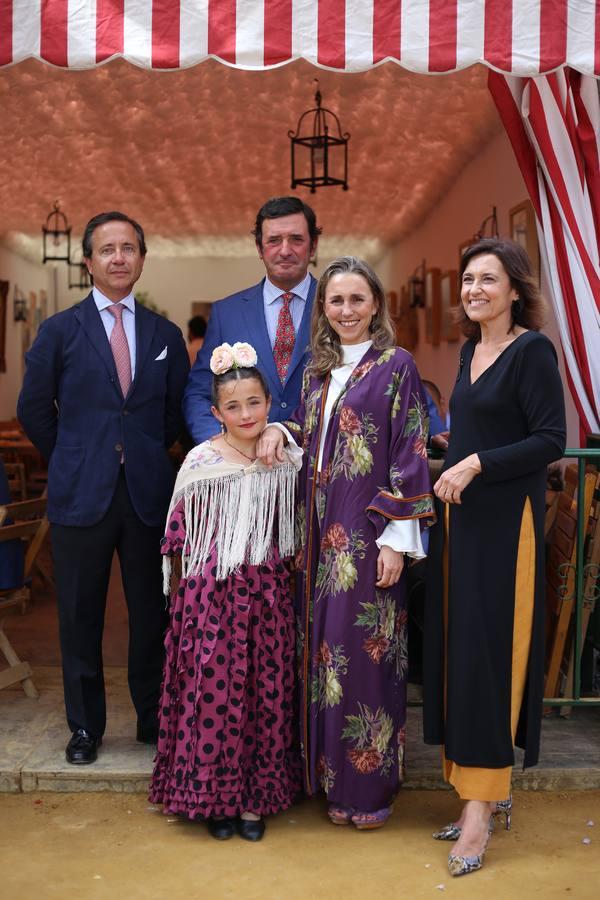 Antonio Escribano, Julio de la Puerta, Rocío de la Puerta, Ana Arias y Elisa Álvarez-Campana