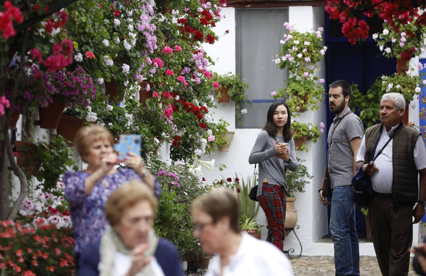 Los detalles del patio de Marroquíes, 6 en Córdoba, en imágenes