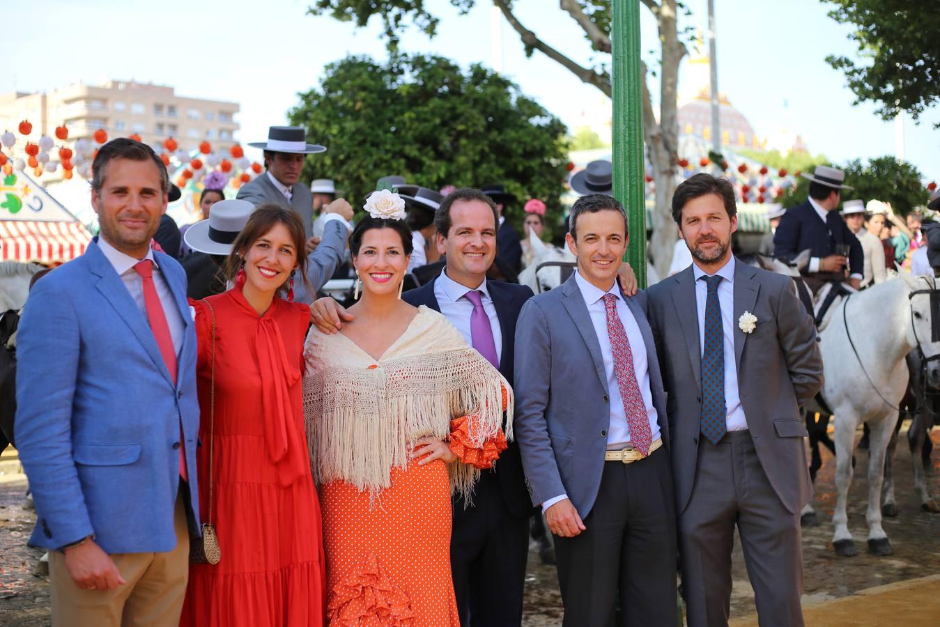 Ramón Loarte, Triana Bermúdez, Inés Novales, Perico Argudo, Jaime Florido y Pepe Maza