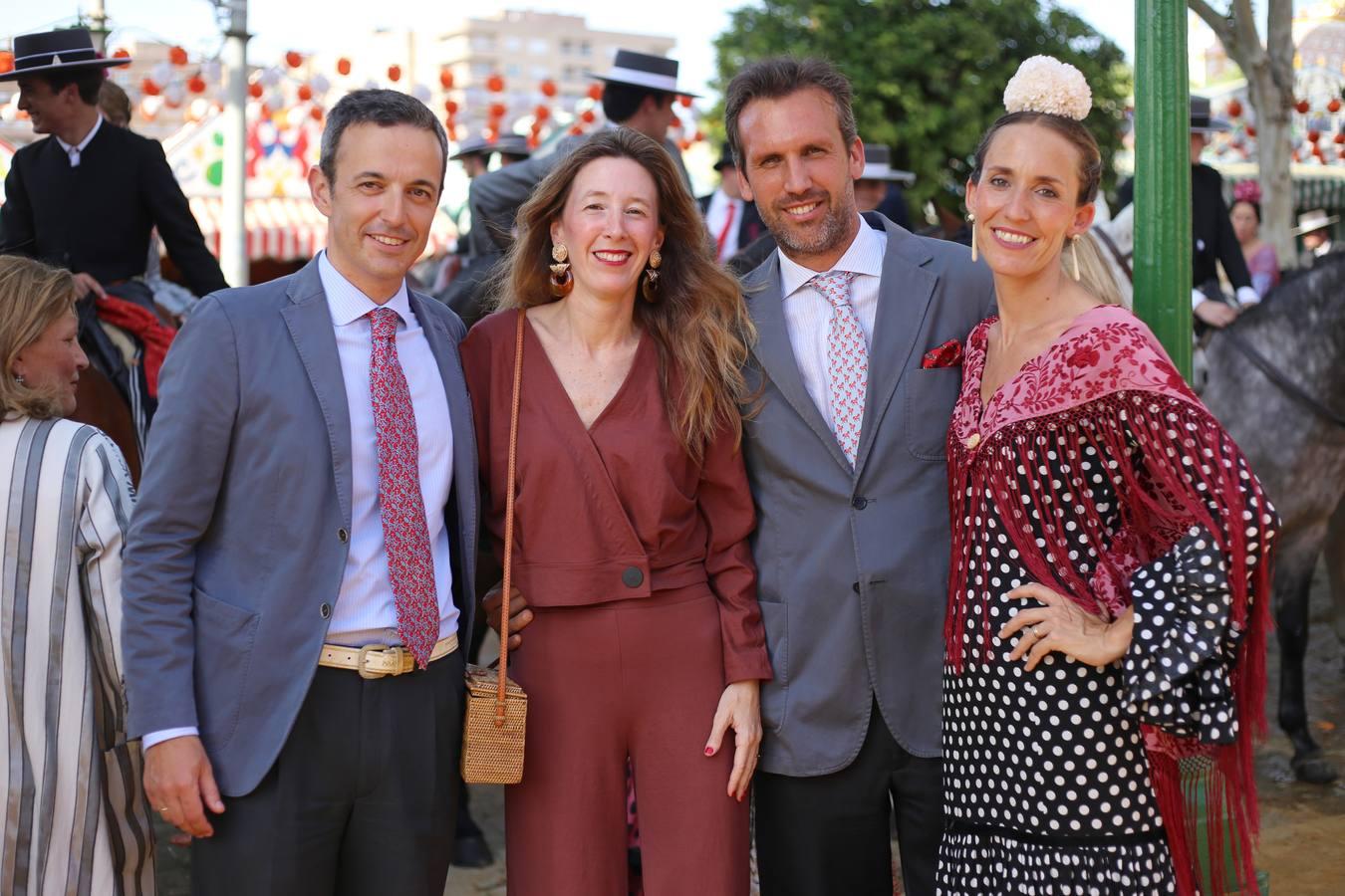 Jaime Florido, Ana Rojas, Julián de Cabo y Lucía Infante