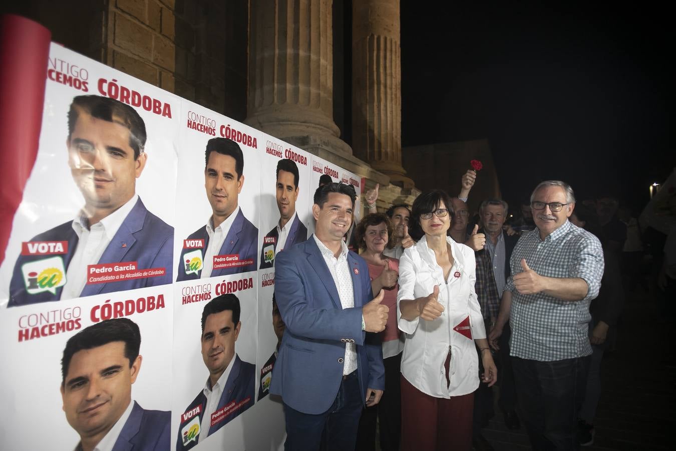 El inicio de la campaña de IU en Córdoba, en imágenes