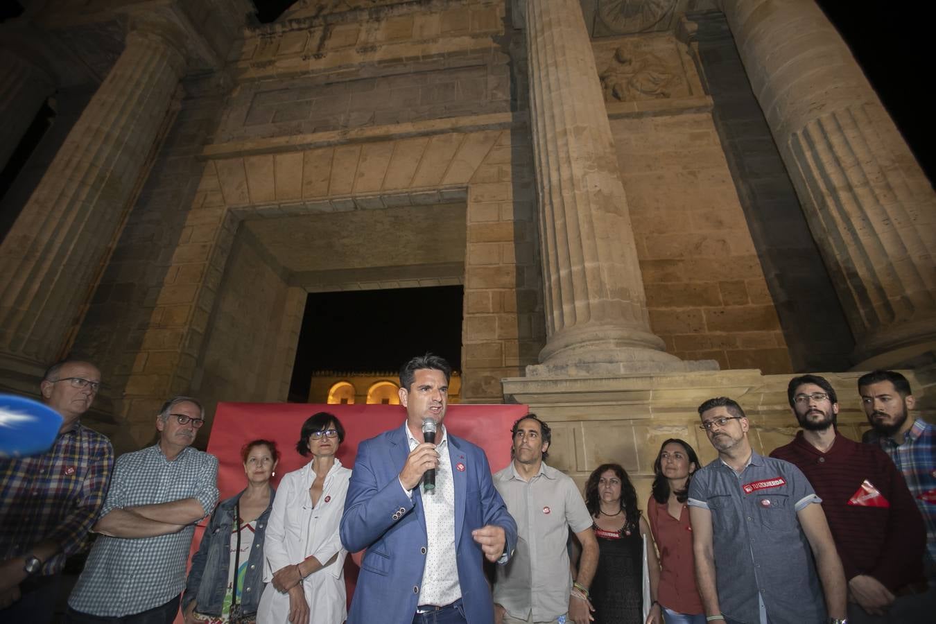 El inicio de la campaña de IU en Córdoba, en imágenes