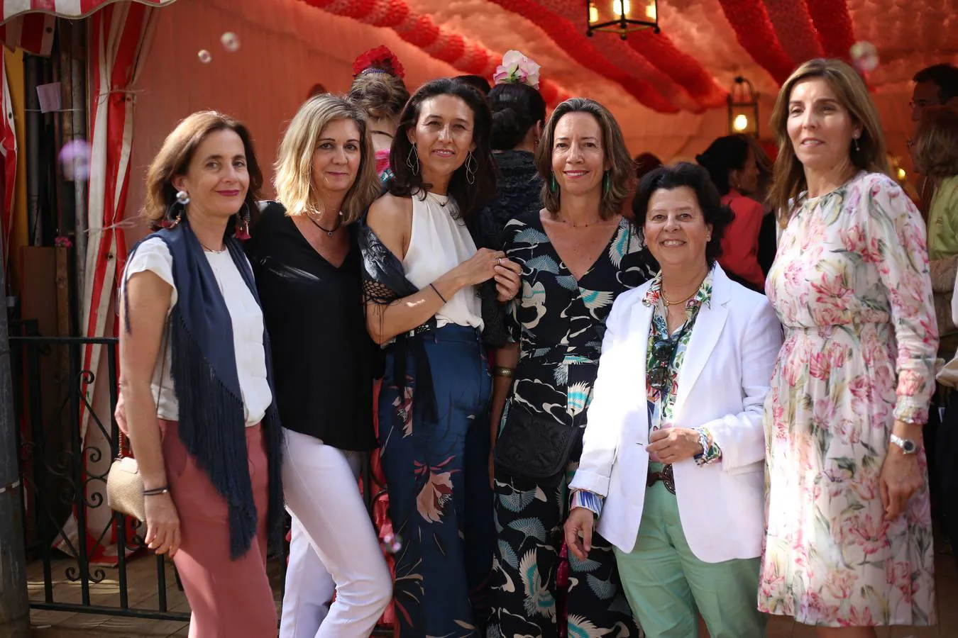 Marisa Porras, María García, Paz Molina, Carmen Parody, Gelen Molina y Sara García-Espejo