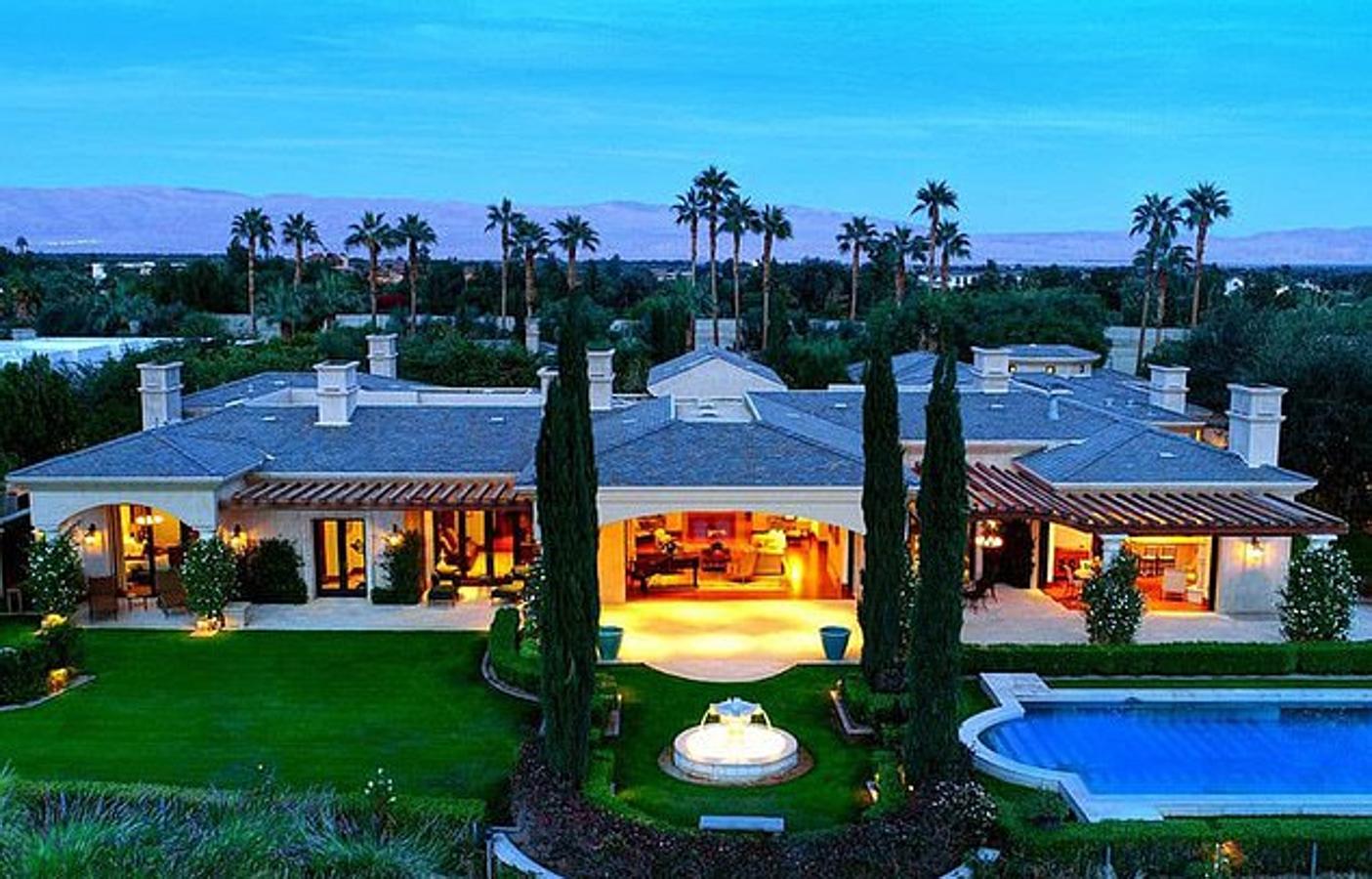 La extravagante mansión de Kim Kardashian y Kanye West en Palms Springs
