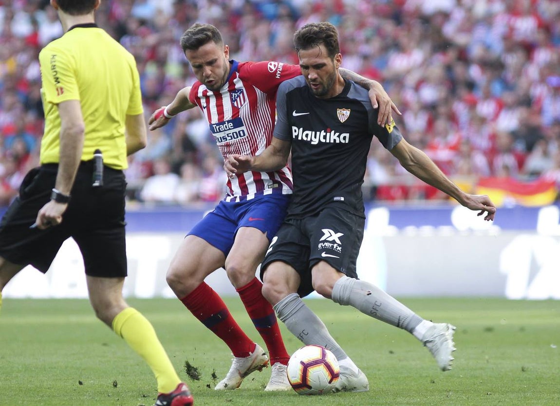 En imágenes, el empate (1-1) del Sevilla con el Atlético de Madrid