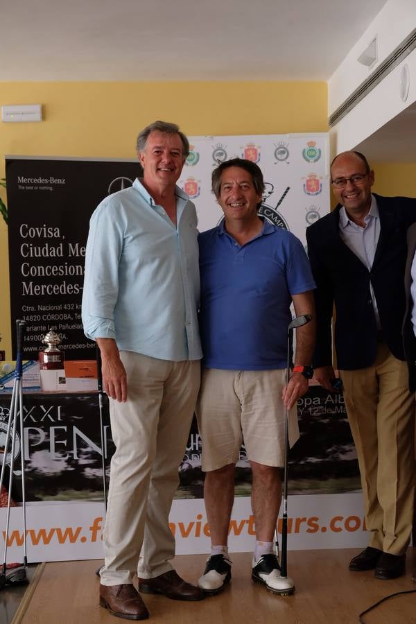 La entrega de premios de la Copa Albolafia de Golf, en imágenes