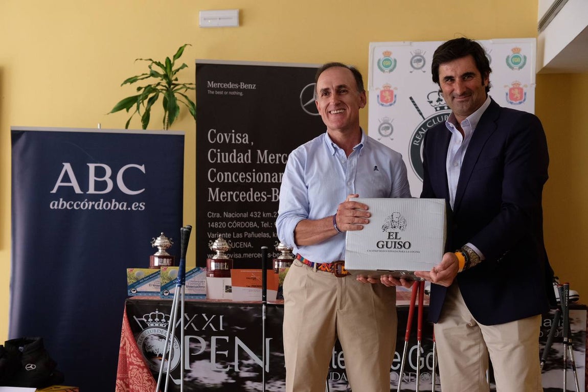 La entrega de premios de la Copa Albolafia de Golf, en imágenes