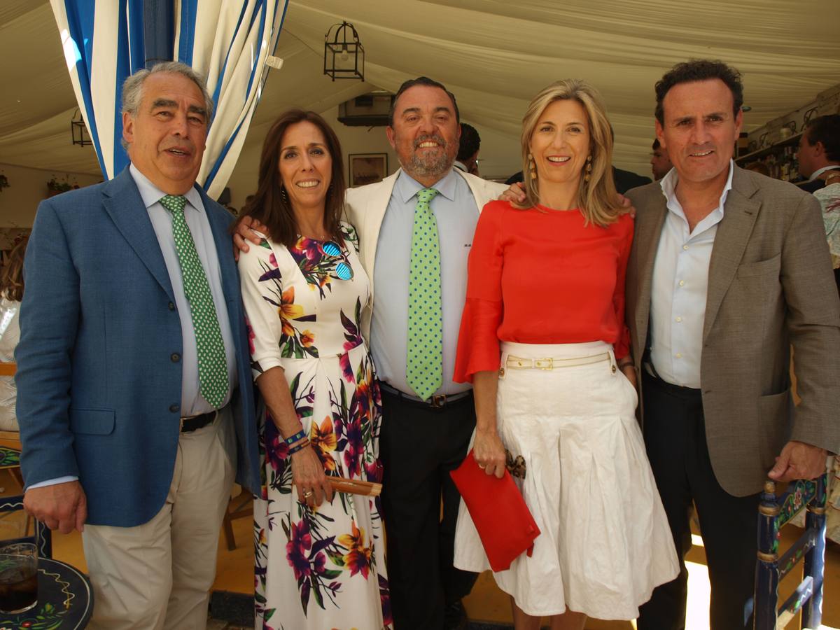 Fernando de Andrés, Lola Portela, Rafael Romero, Susana Carribero y Miguel Divasson