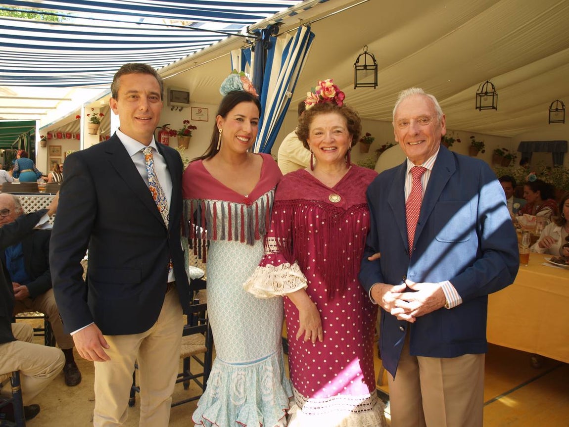 José Piña, Rocío García -Trevijano y Señores de Piña Salomón