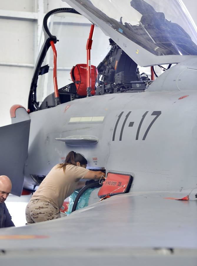 El interior de la Base Aérea de Morón de la Frontera, en imágenes