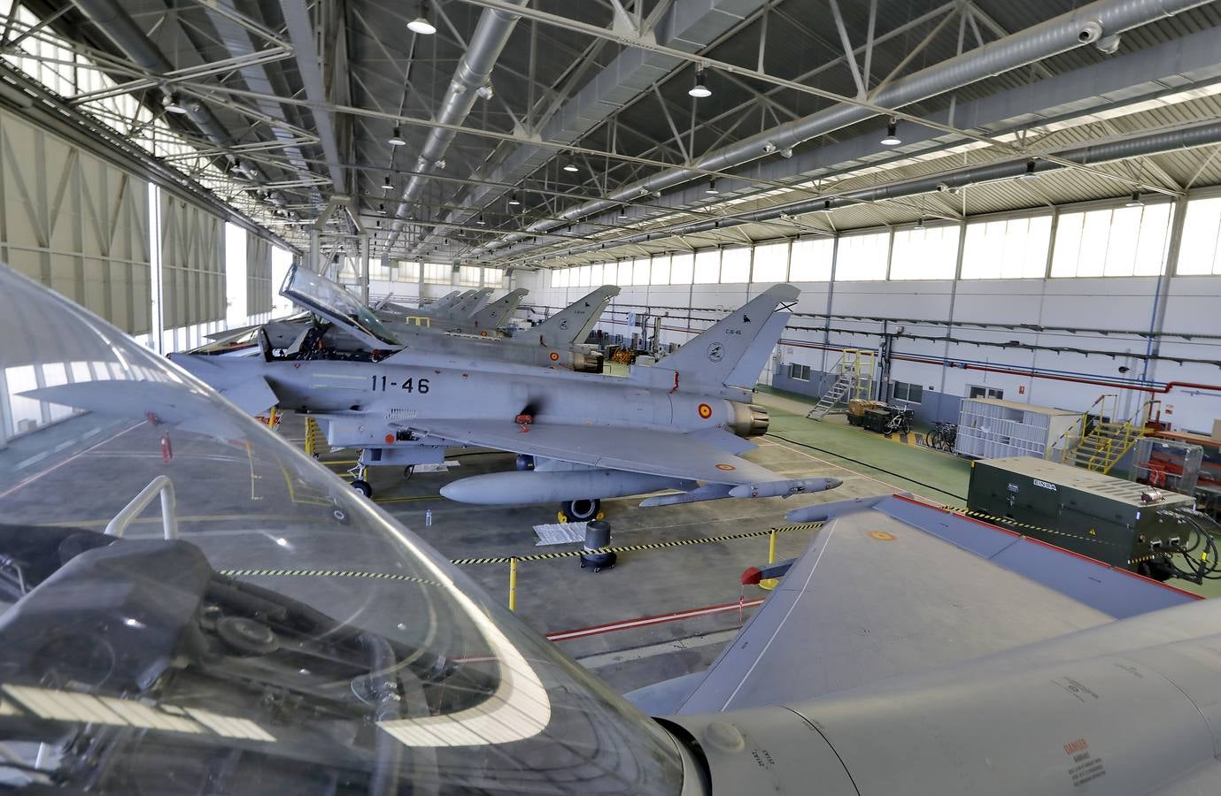 El interior de la Base Aérea de Morón de la Frontera, en imágenes