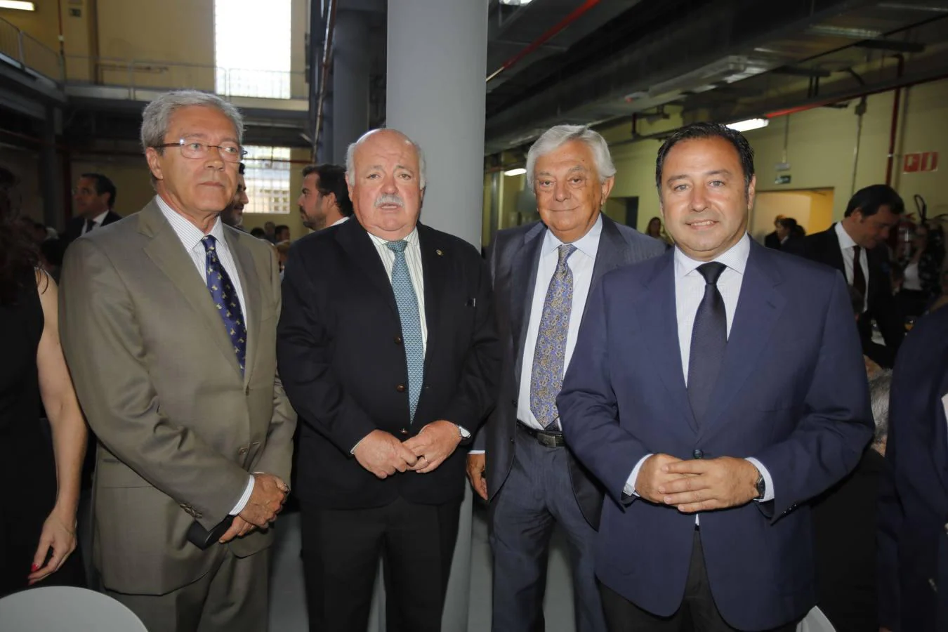 Rogelio Velasco Pérez, Jesús Aguirre Muñoz, Francisco Herrero y Ricardo Sánchez Antúnez