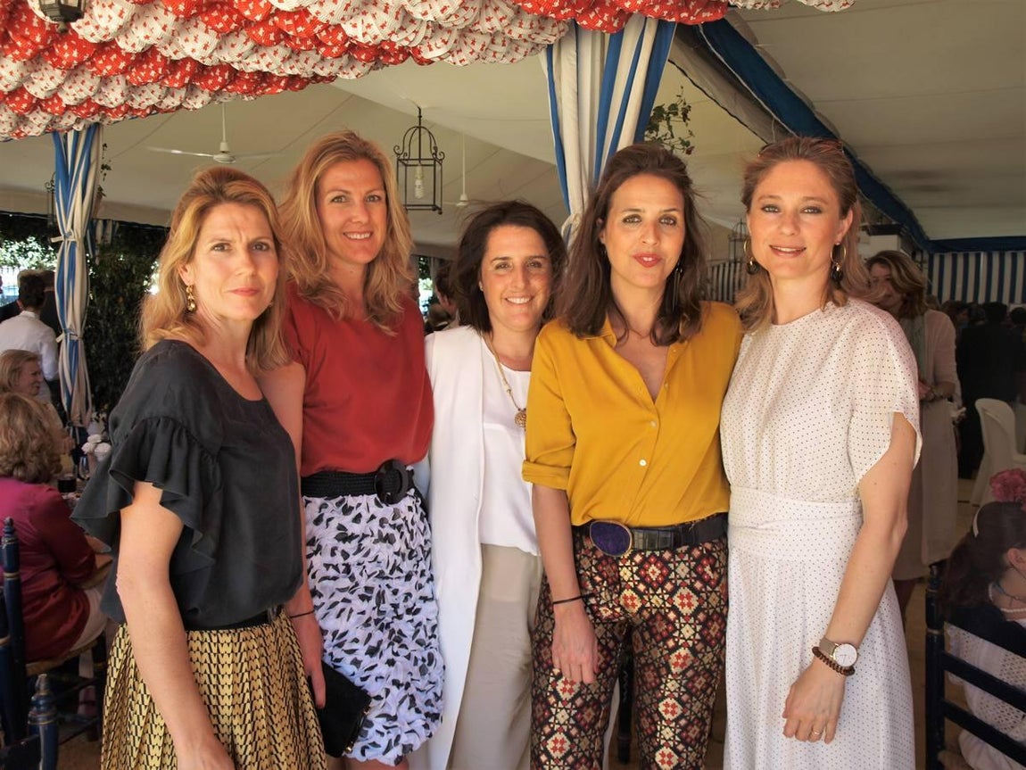 Blanca Ponce de León, Carla Rebuelta, Susana y Marta Muñoz y Pilar Zumft